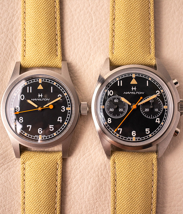 Hamilton X Hodinkee Khaki Limited Edition Set Field Pilot Pioneer Belmont Watches