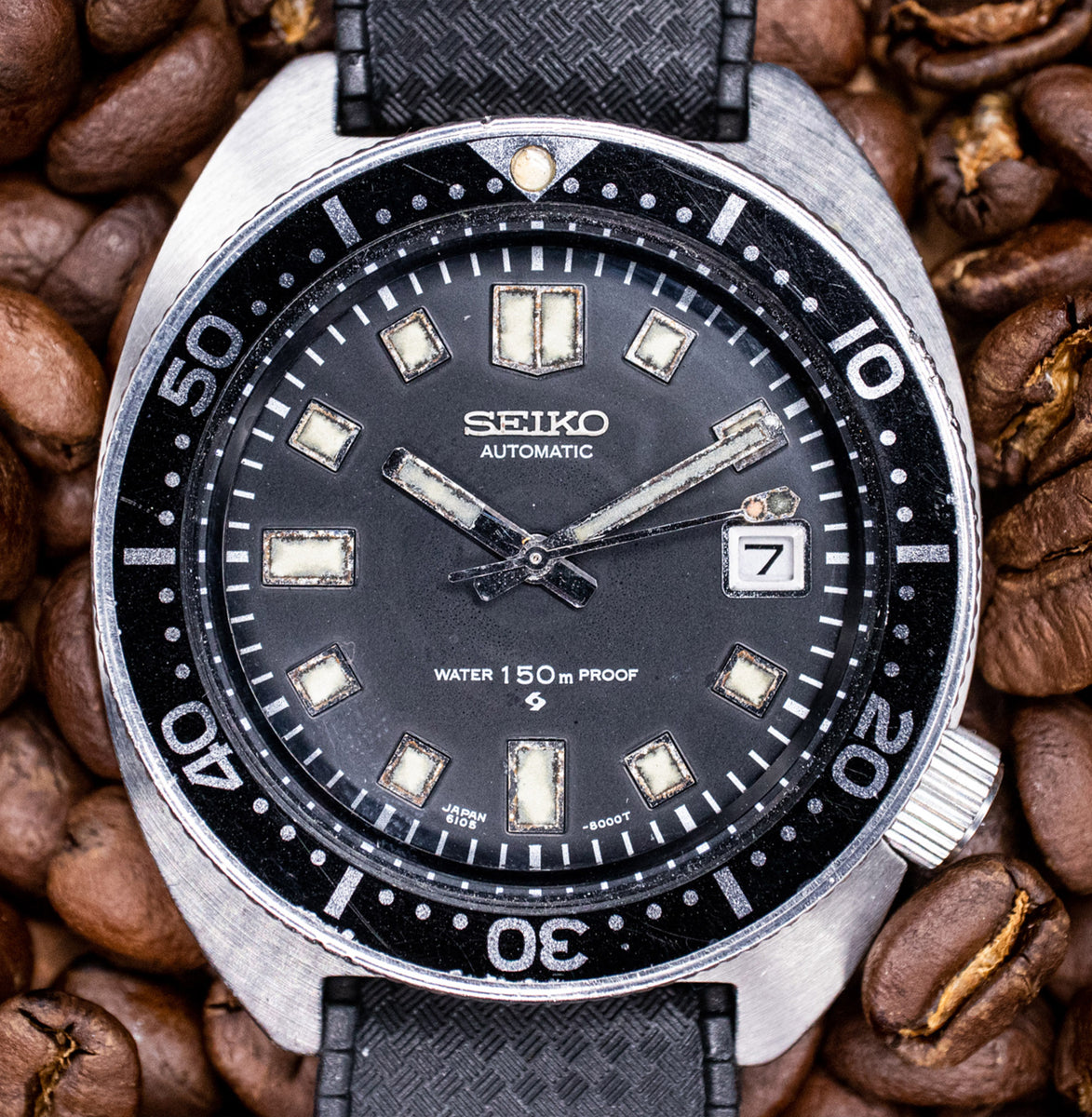 Seiko shop 6105 turtle