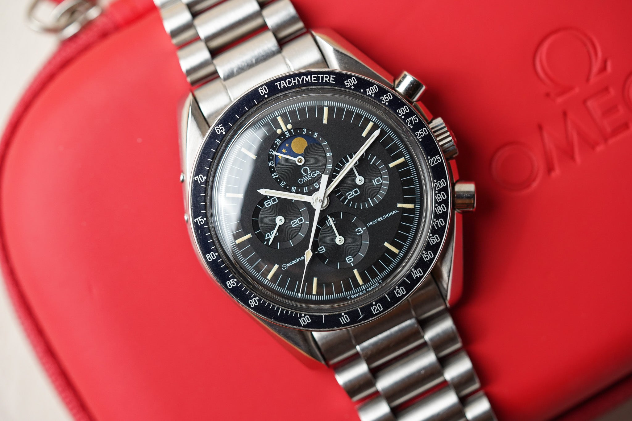 1986 Omega Speedymoon 'Small Moon' 345.0809 Speedmaster