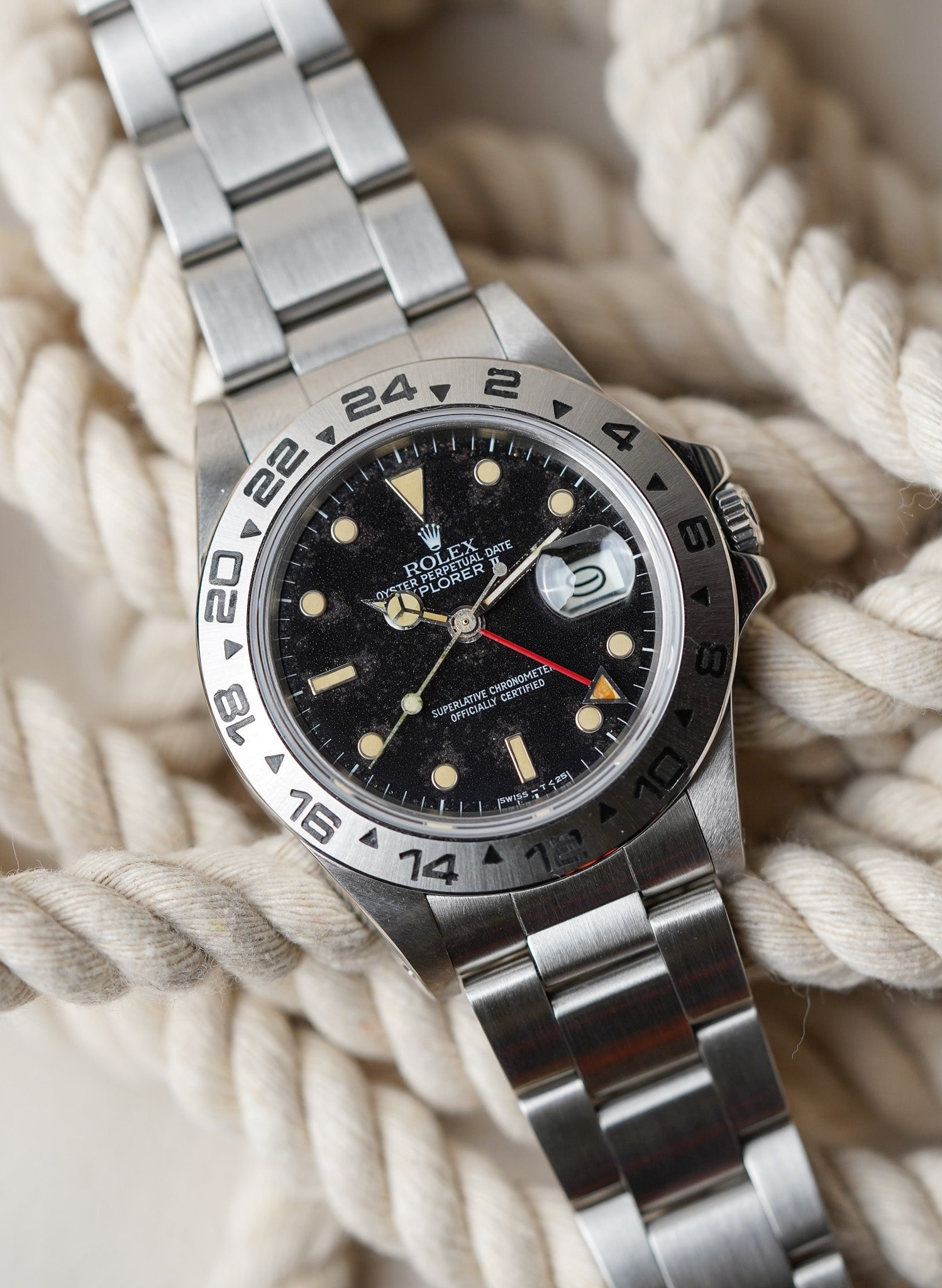 1987 Rolex Explorer II 16550 Black