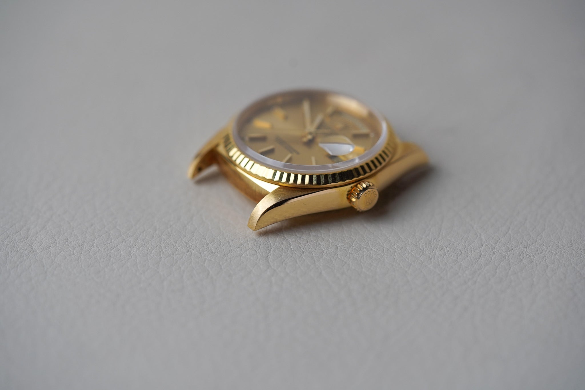 1989 Rolex Day-Date 18238 Champagne Stick Dial