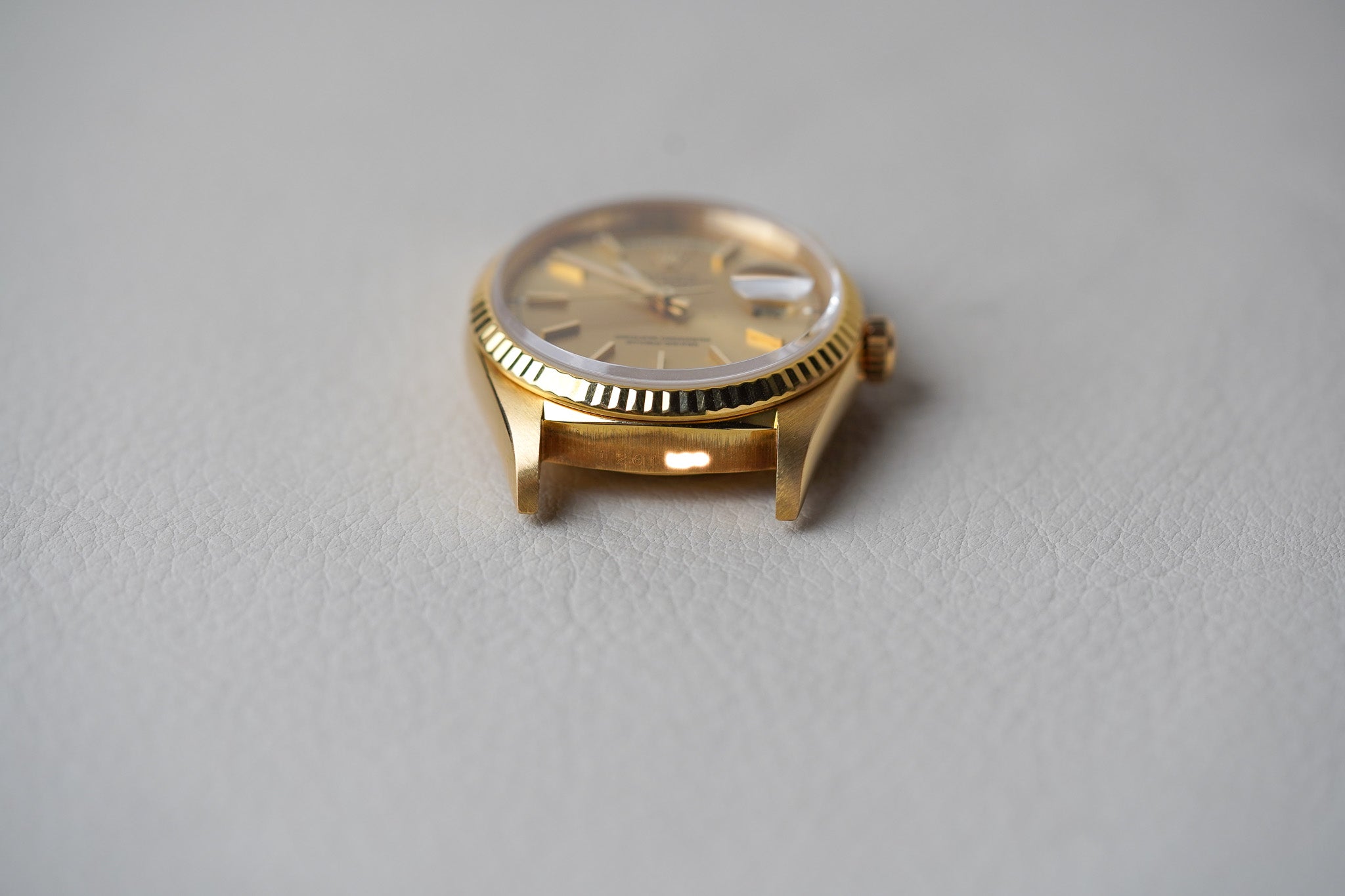 1989 Rolex Day-Date 18238 Champagne Stick Dial