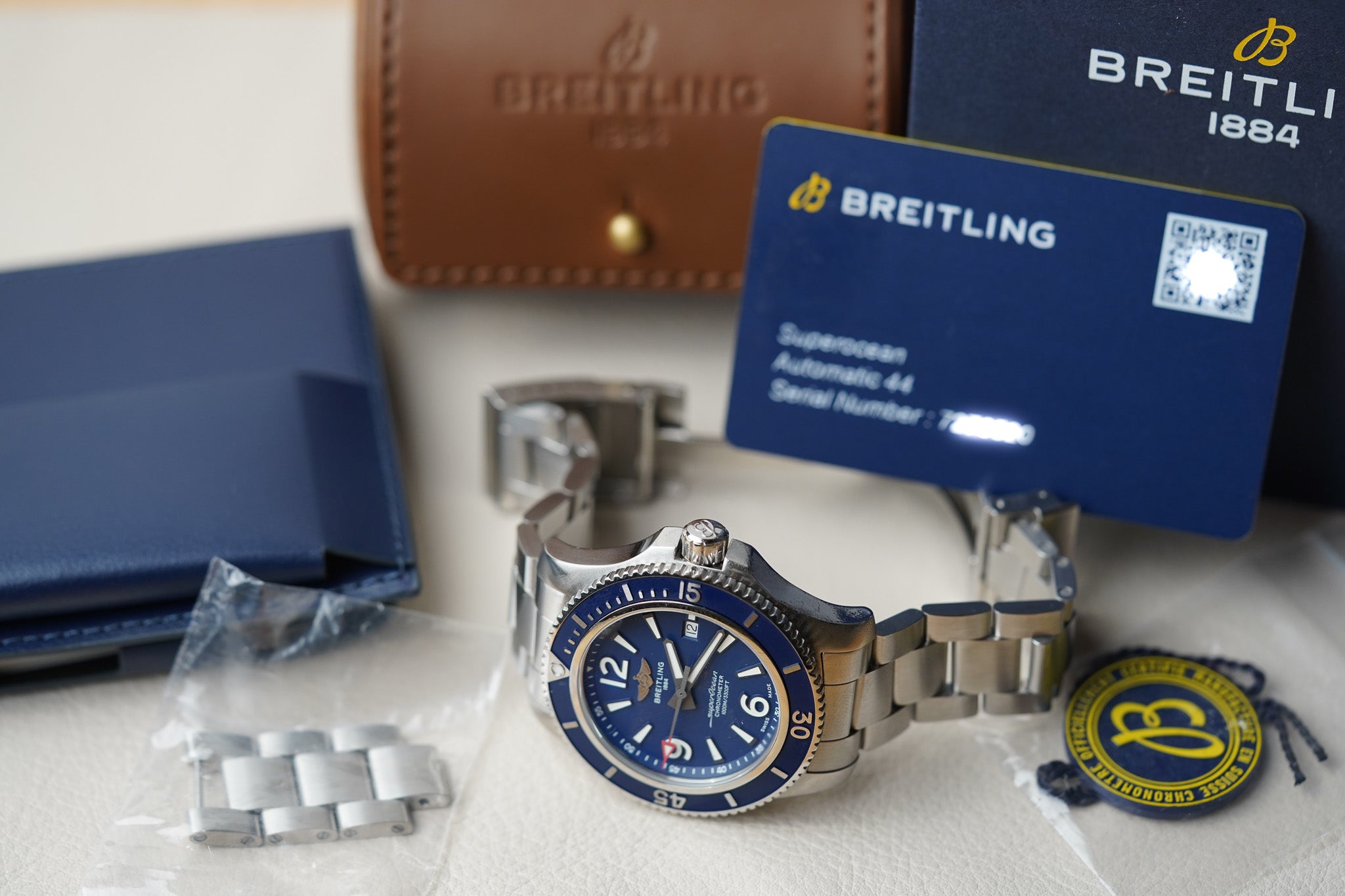 Breitling Superocean 44mm Blue A17367