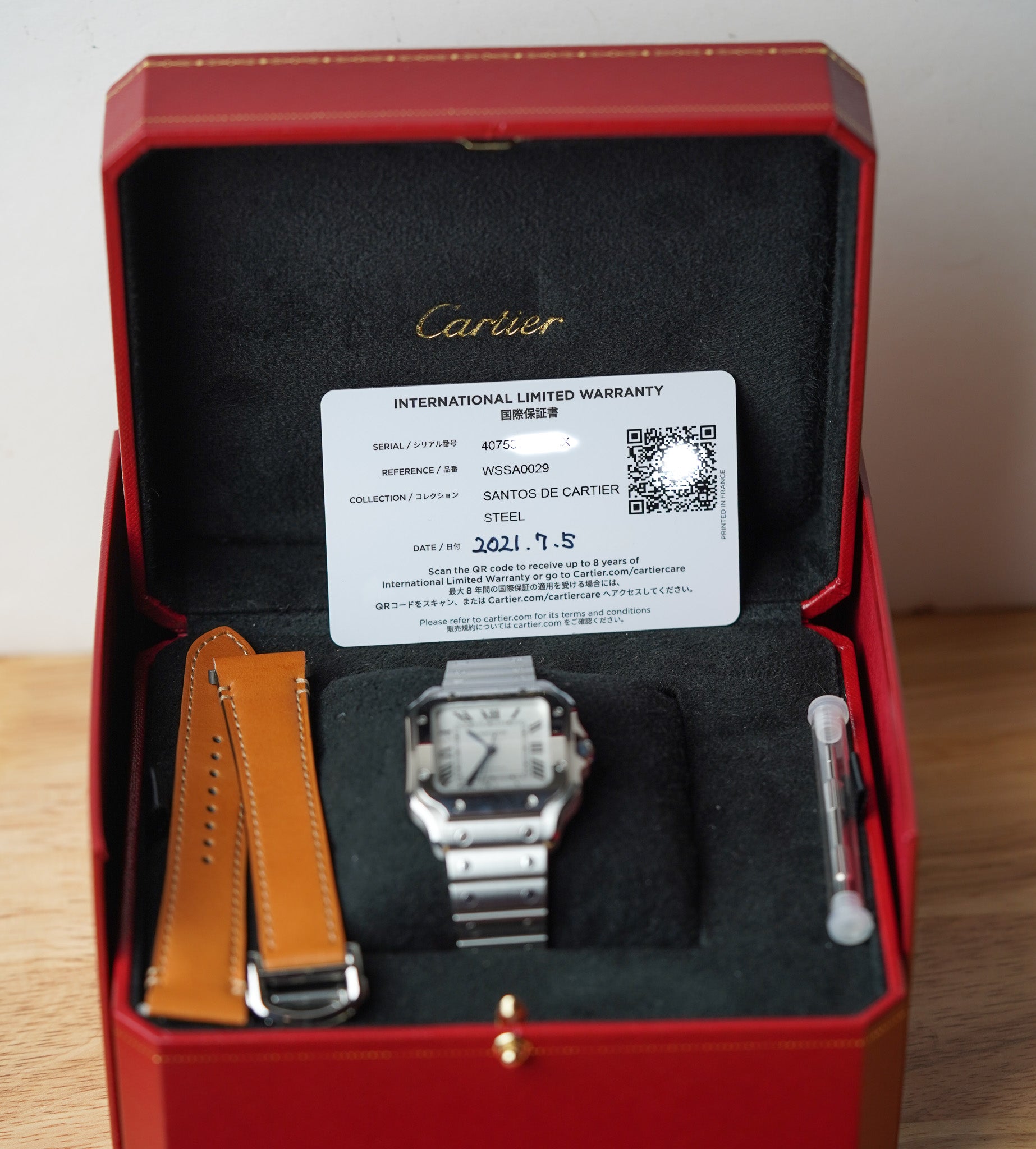 Cartier Santos De Cartier Medium WSSA0029