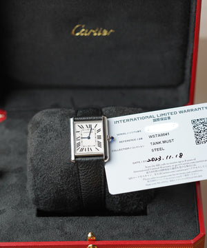 Cartier Tank Must Large WSTA0041