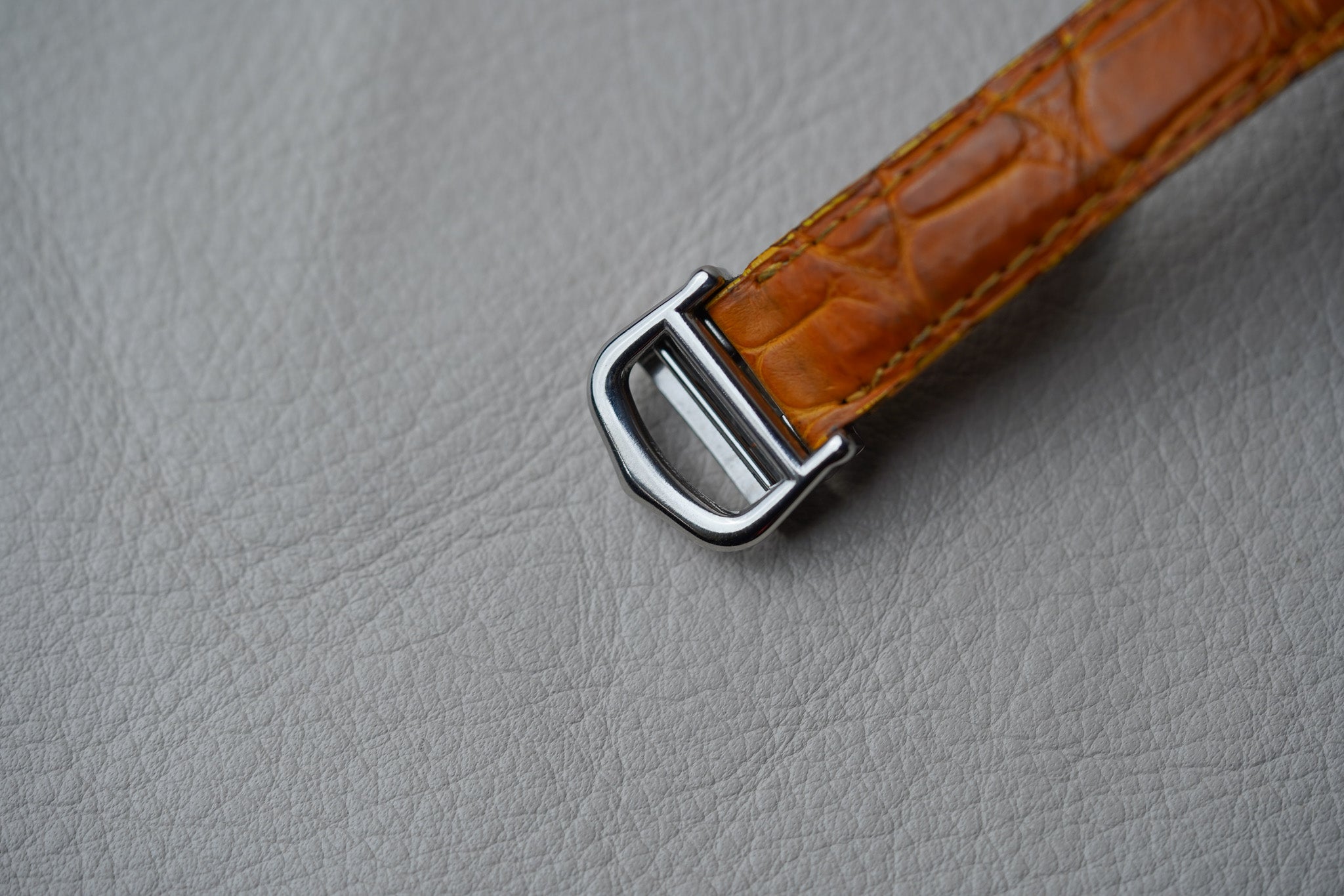 Cartier Tank Must de Cartier Small Mosiac Checkerboard Orange 2416