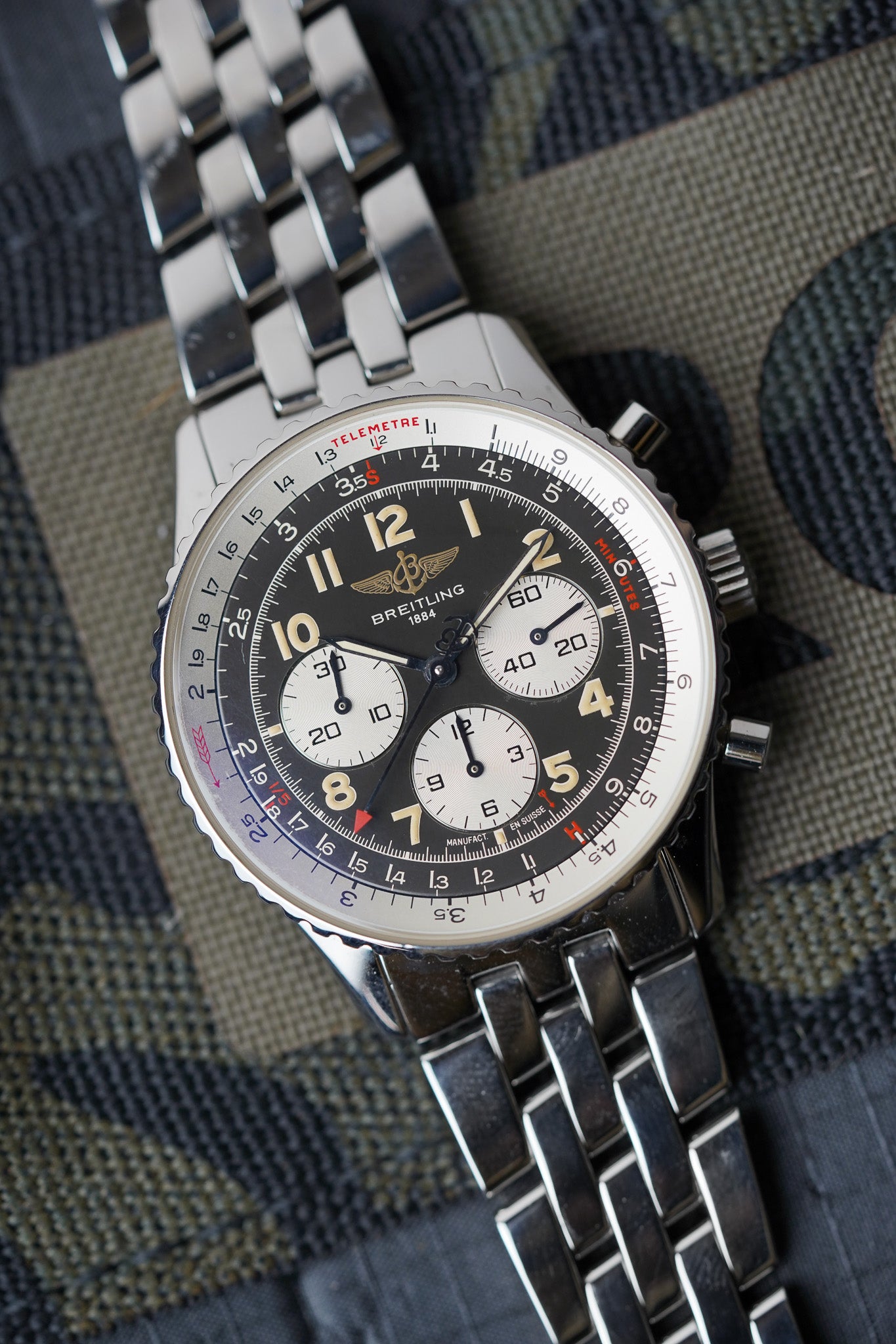 Breitling Navitimer 92 Black Dial A30022