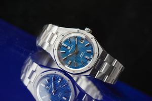 Nivada Grenchen F77 Blue With Date 69001A77