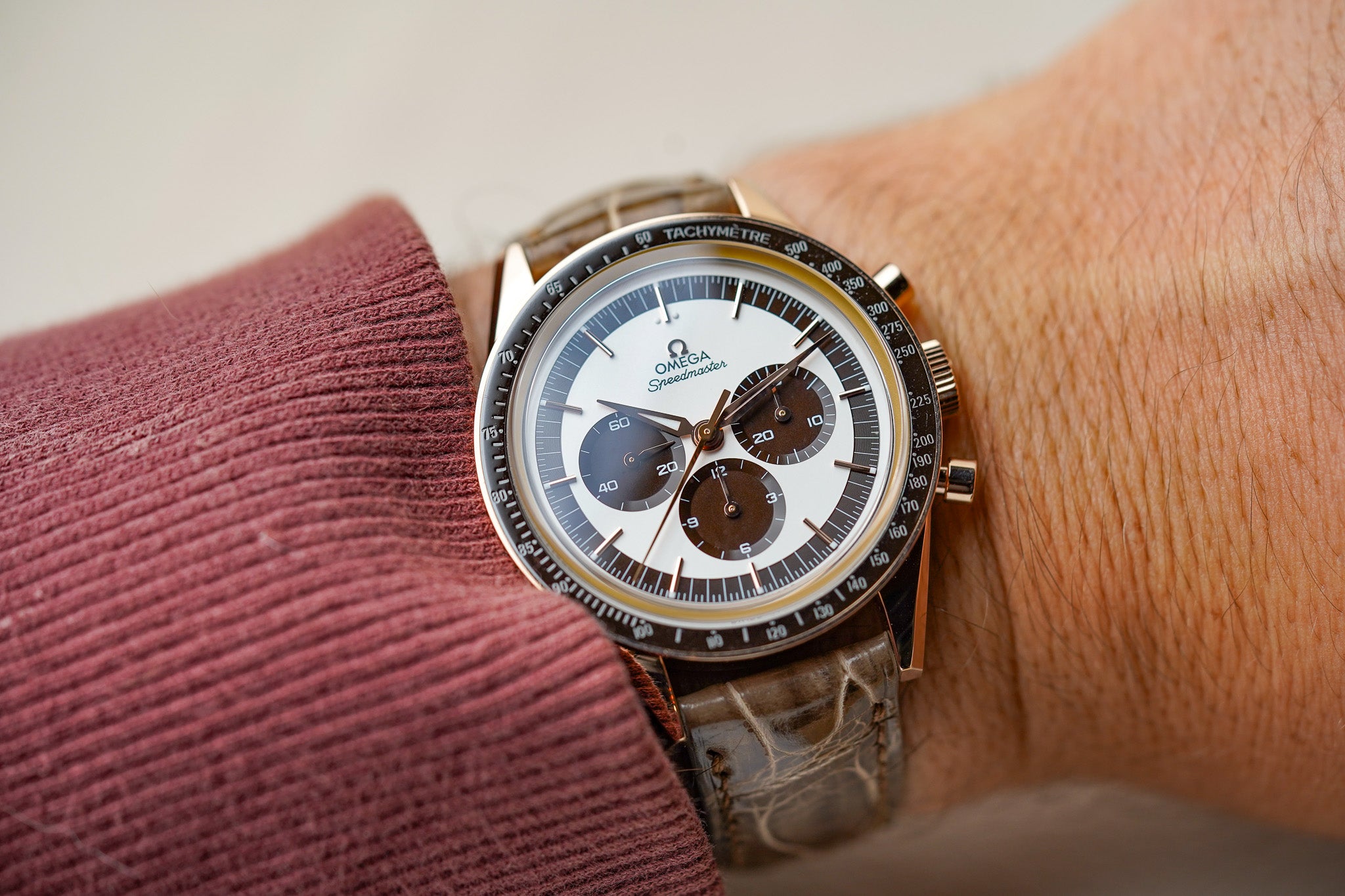 Omega Speedmaster First Omega In Space 18k Sedna Gold 311.63.40.30.02.001