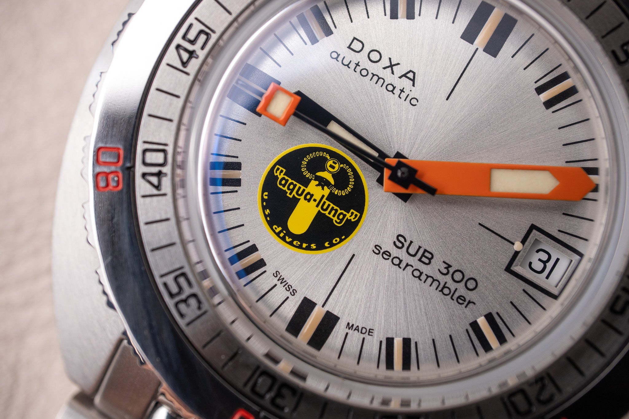 Doxa Sub 300 Searambler Aqua Lung Edition "Silver Lung"