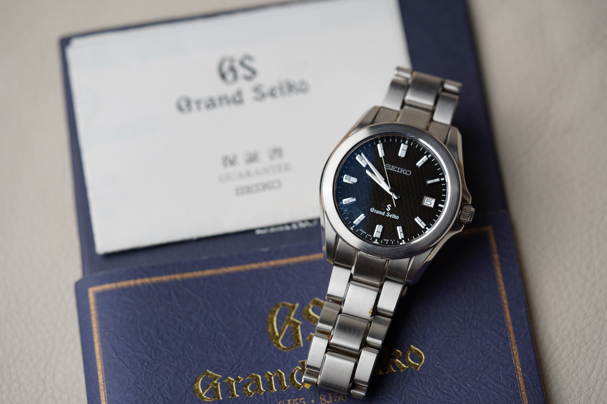 Grand Seiko SBGF021 Black Tatami Dial