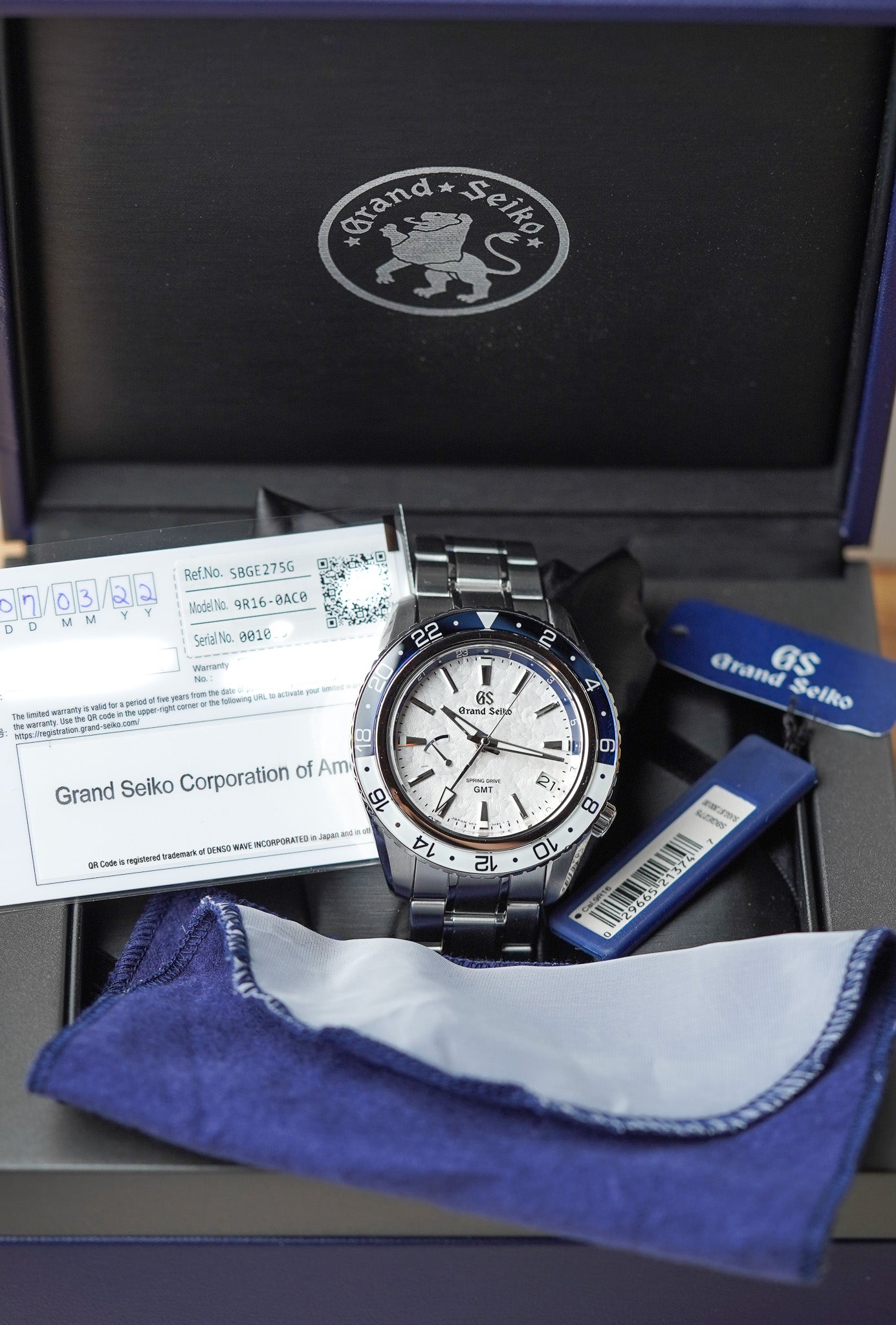 Grand Seiko Spring Drive GMT SBGE275