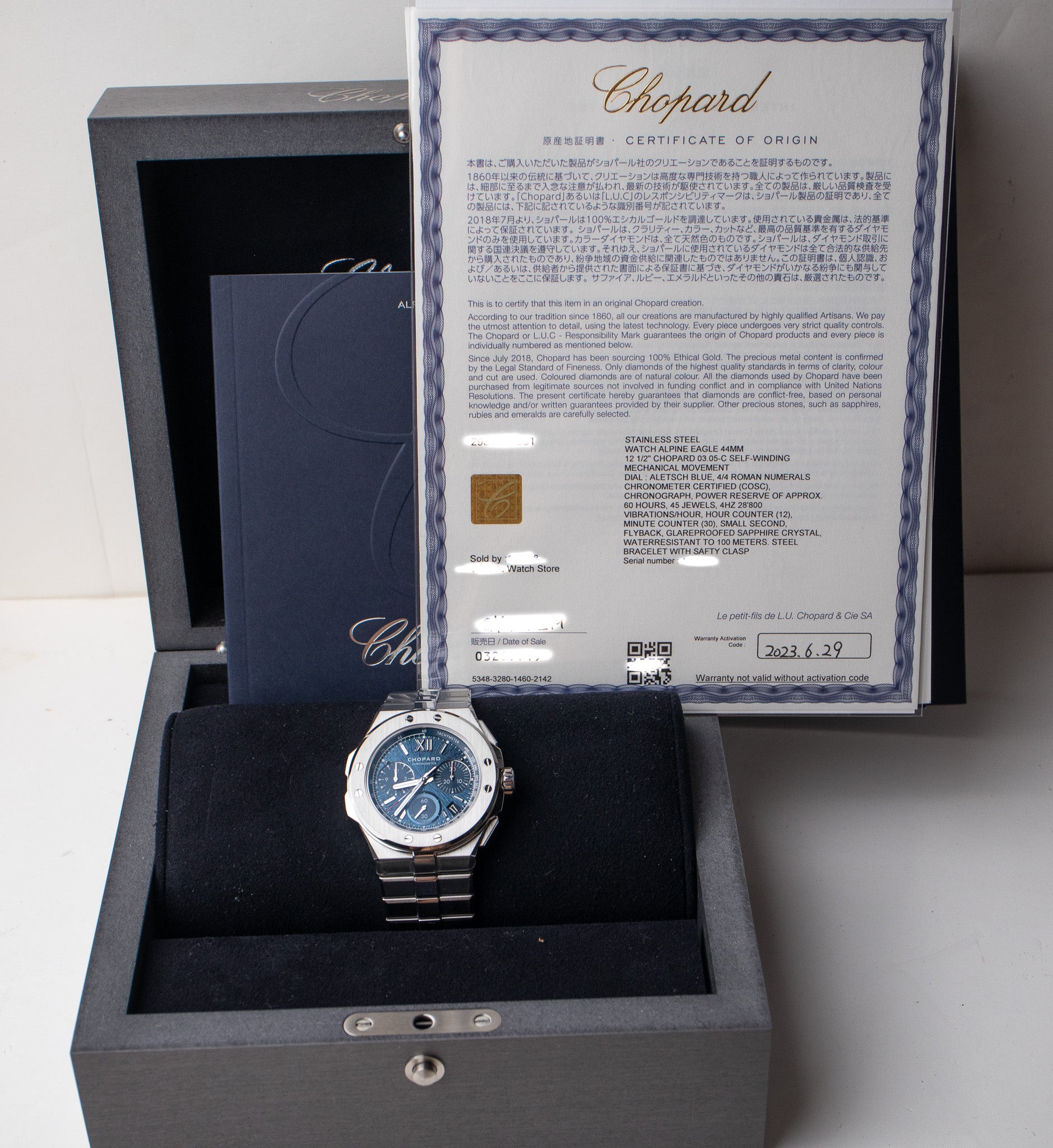 Chopard Alpine Eagle XL Chrono 298609-3001