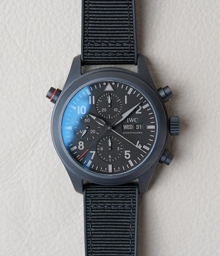 IWC Pilot's Watch Double Chronograph Top Gun Ceratanium IW371815