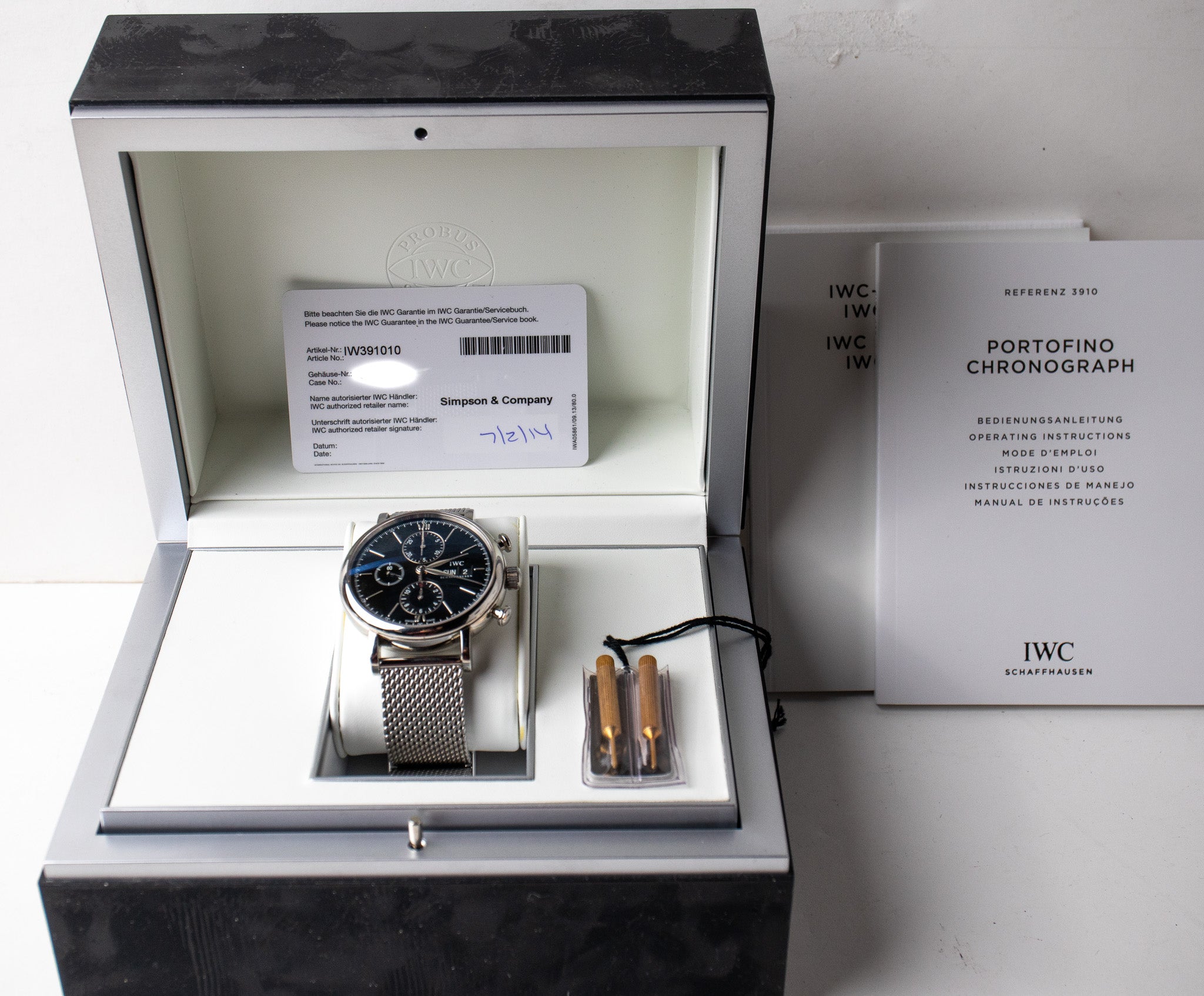 IWC Portofino Chronograph IW391010