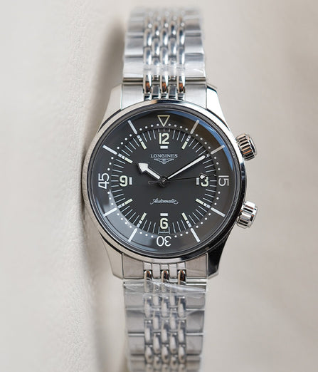 Longines Legend Diver 39mm Grey L3.764.4.99.6