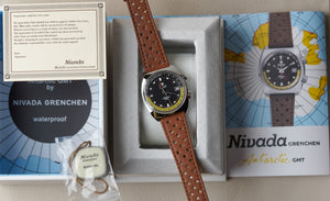 Nivada Grenchen Antarctic GMT Black 32043A23