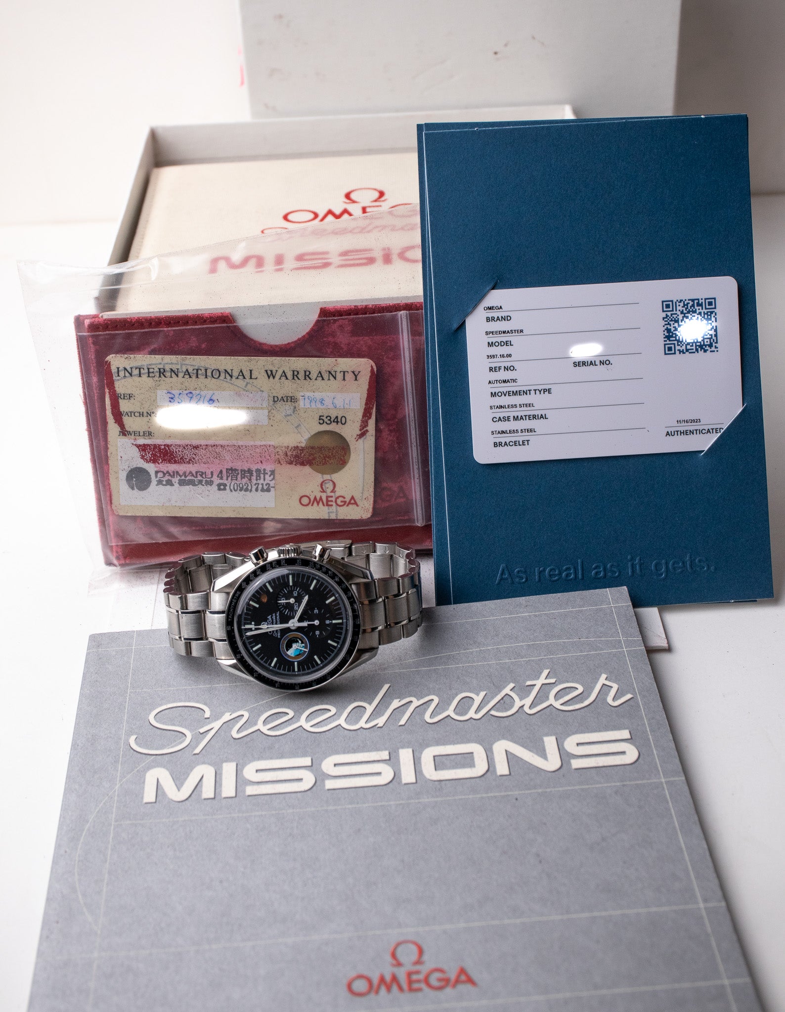 Omega Speedmaster 3597.16 Missions Apollo XII