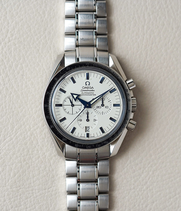 Omega Speedmaster Broad Arrow White Dial 3551.20