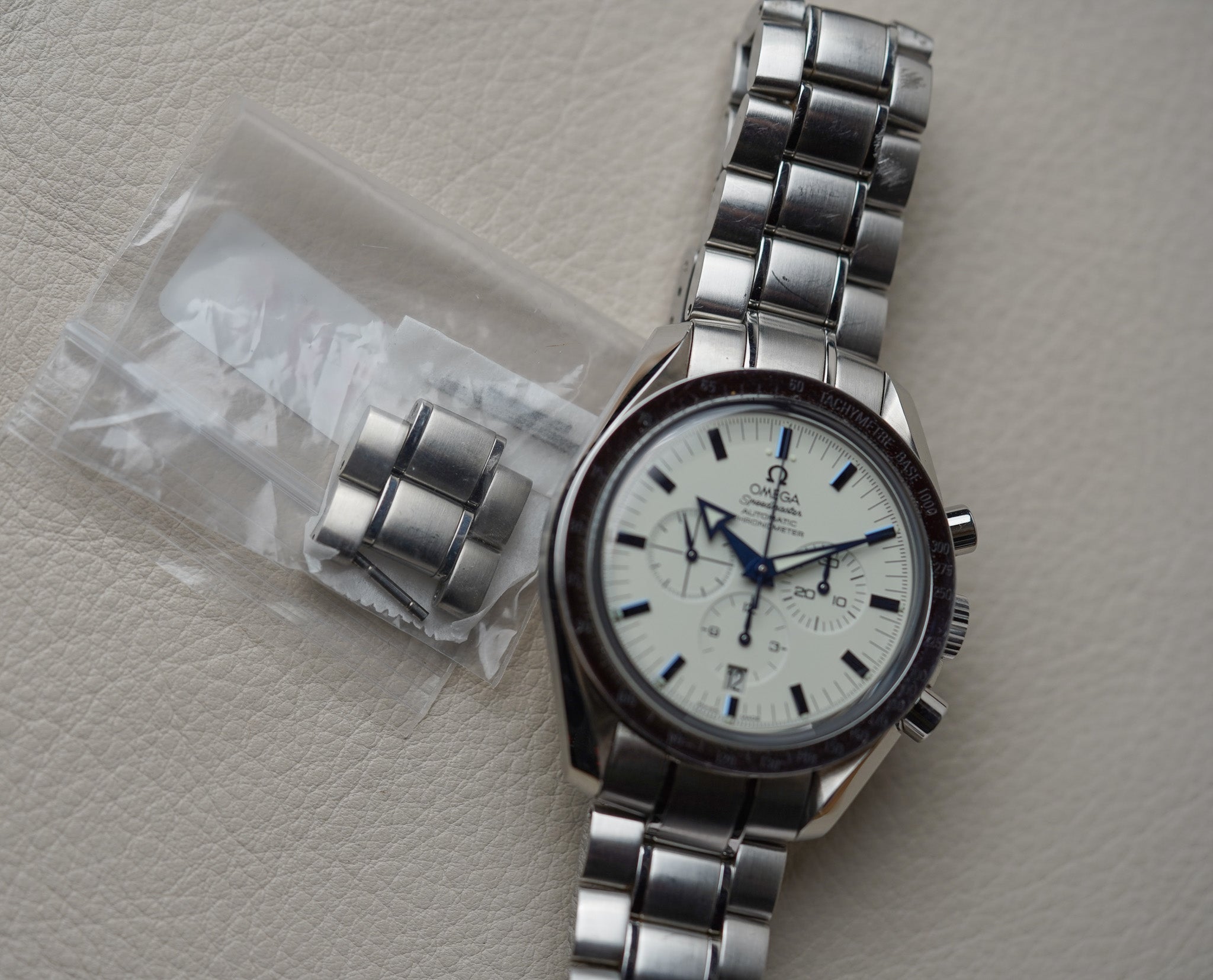 Omega Speedmaster Broad Arrow White Dial 3551.20