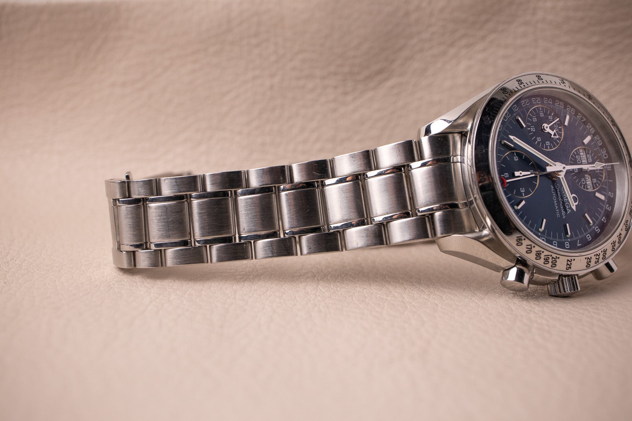 Omega Speedmaster Day Date 3523.80 Blue Dial