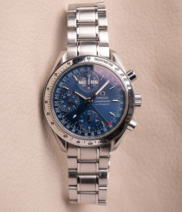 Omega Speedmaster Day Date 3523.80 Blue Dial