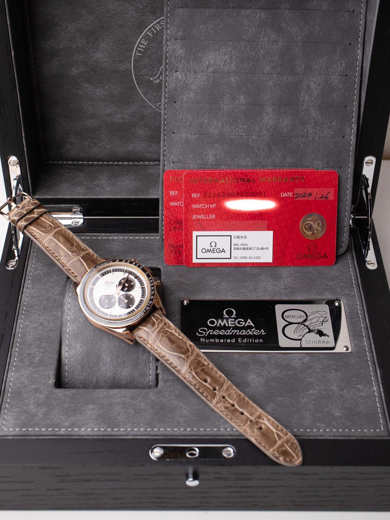 Omega Speedmaster First Omega In Space 18k Sedna Gold 311.63.40.30.02.001