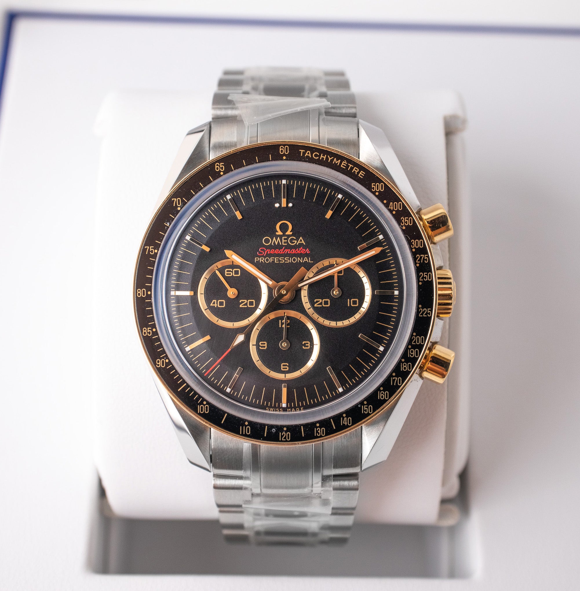 Omega Speedmaster Tokyo 2020 Black Gold Belmont Watches