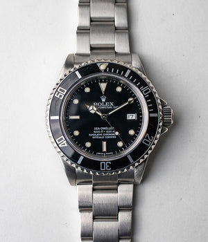 2000 Rolex Sea Dweller 16600 Belmont Watches