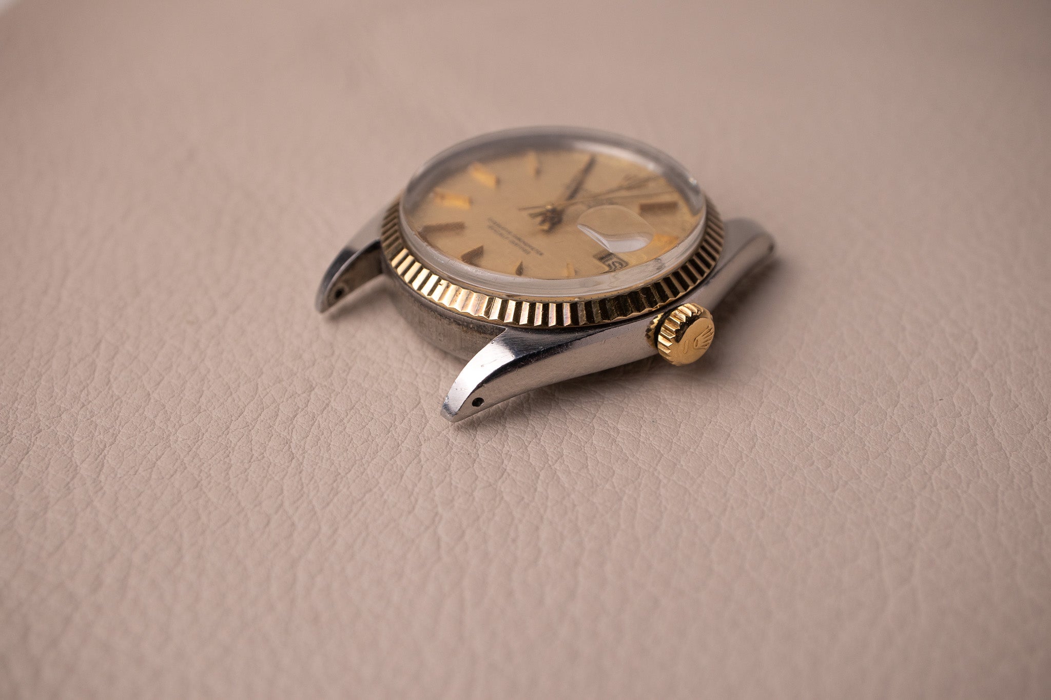 Rolex Datejust 16013 TT Champagne Linen dial