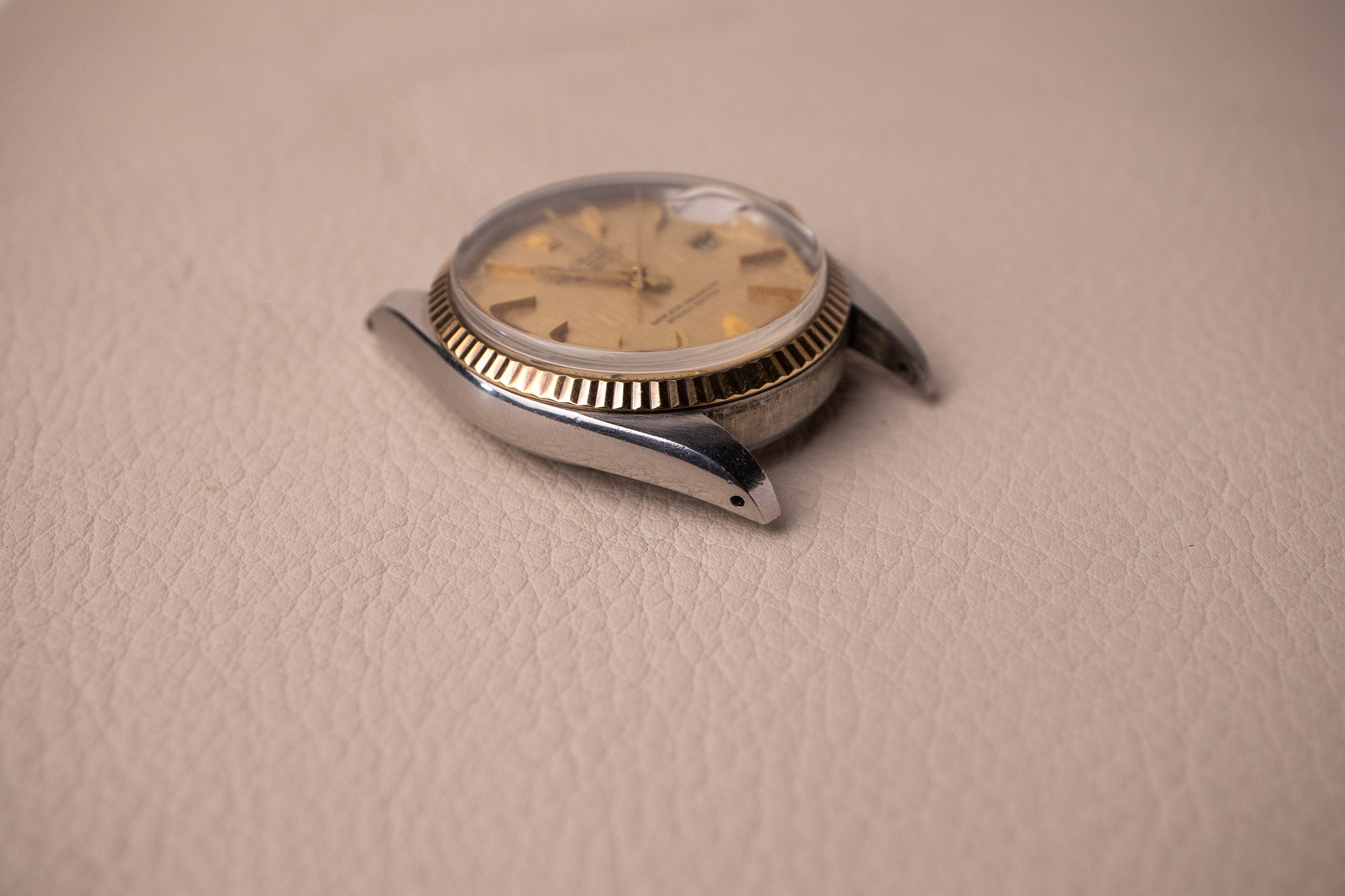 Rolex Datejust 16013 TT Champagne Linen dial