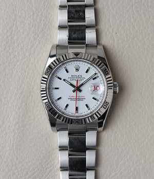 Rolex Datejust Turn-O-Graph 116264 White Dial