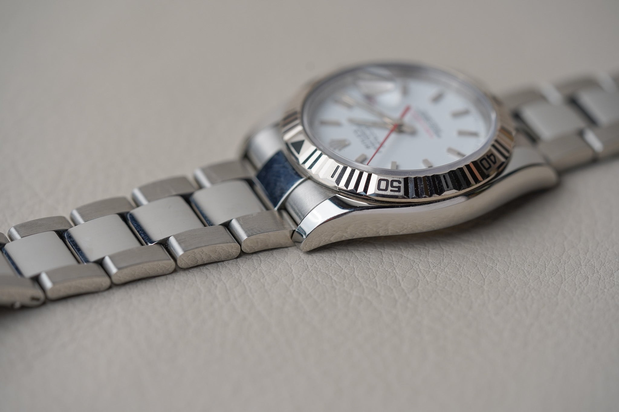 Rolex Datejust Turn-O-Graph 116264 White Dial