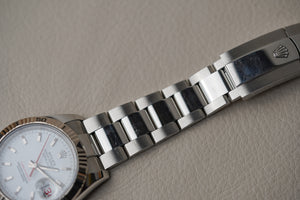 Rolex Datejust Turn-O-Graph 116264 White Dial