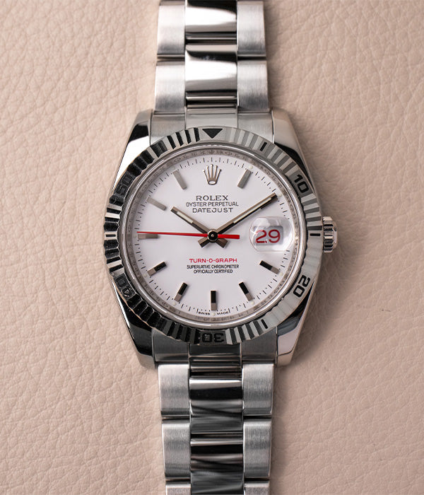 Rolex Datejust Turn-O-Graph 116264 White