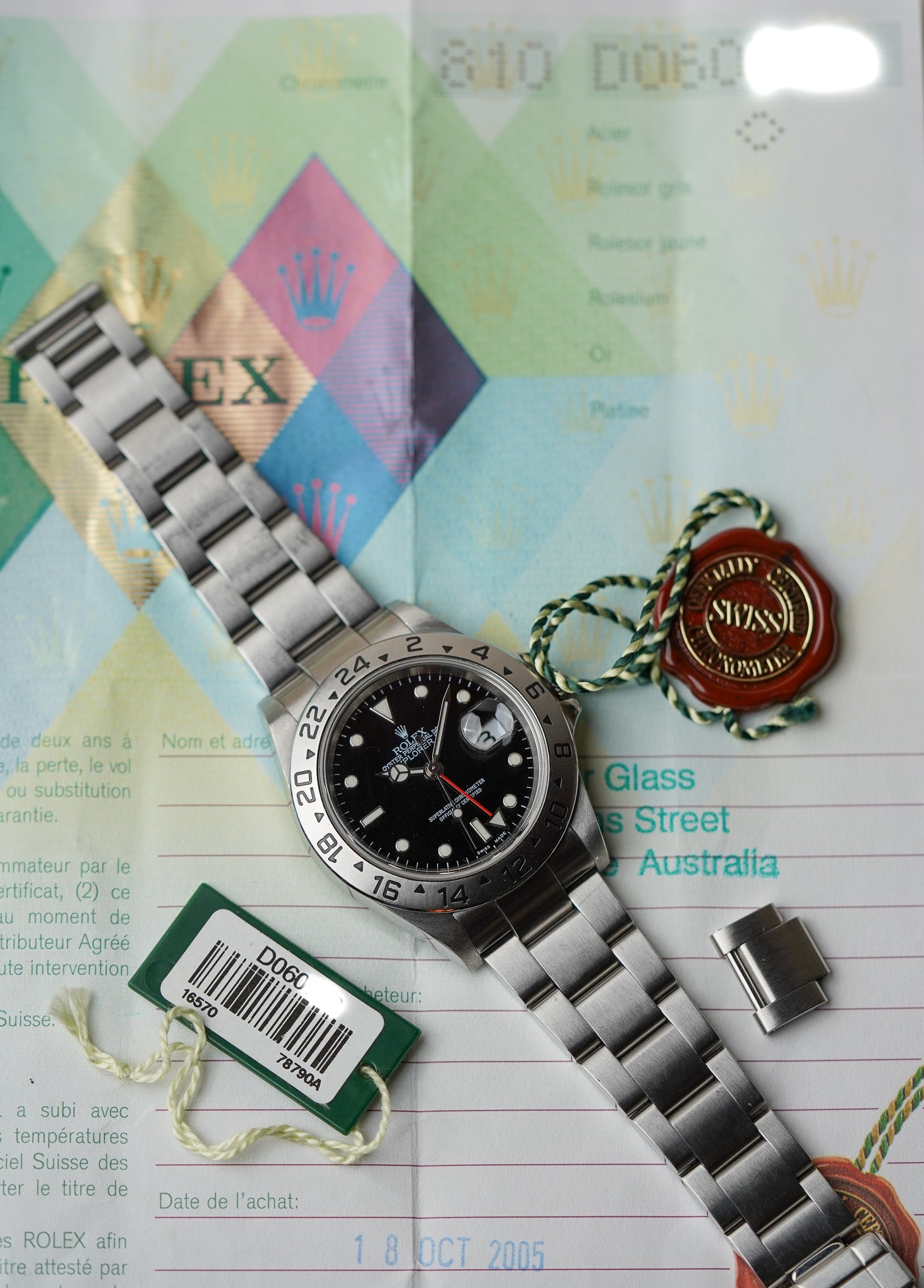 Rolex Explorer II 16570 Black