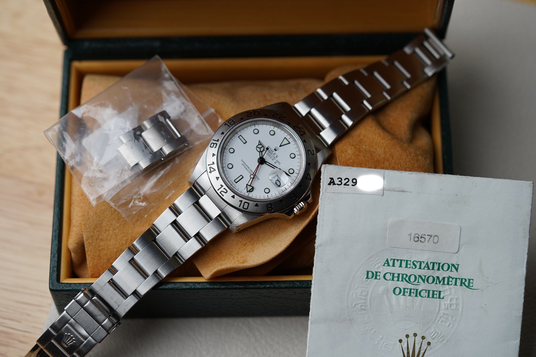 Rolex Explorer II 16570 Polar