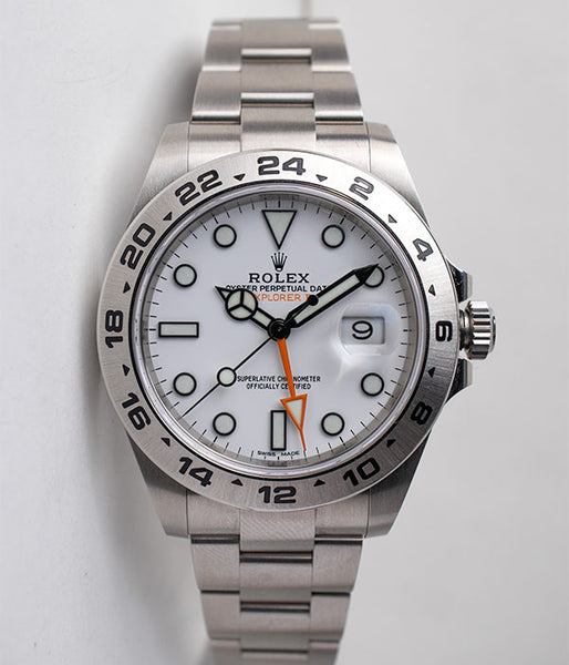 Rolex Explorer II 216570 White Belmont Watches