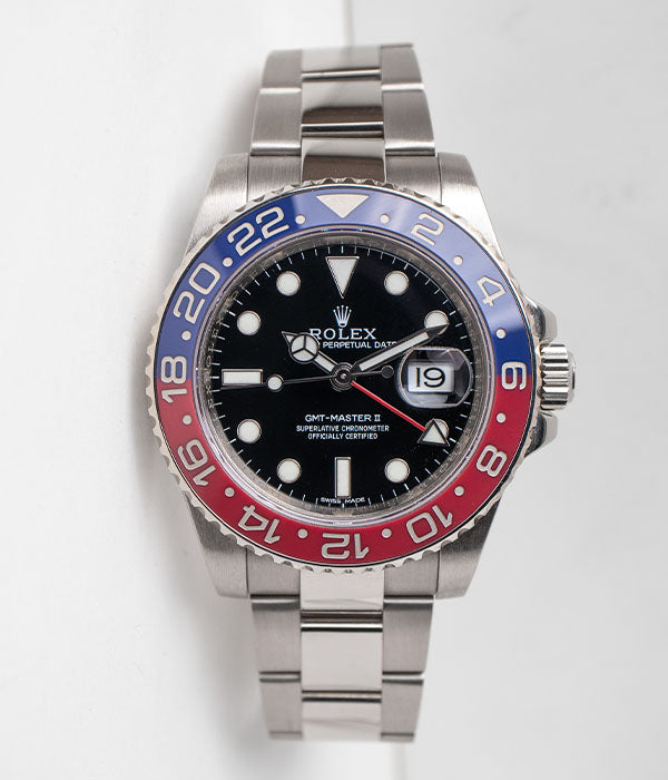 Rolex GMT-Master II 18K White Gold Pepsi 116719BLRO