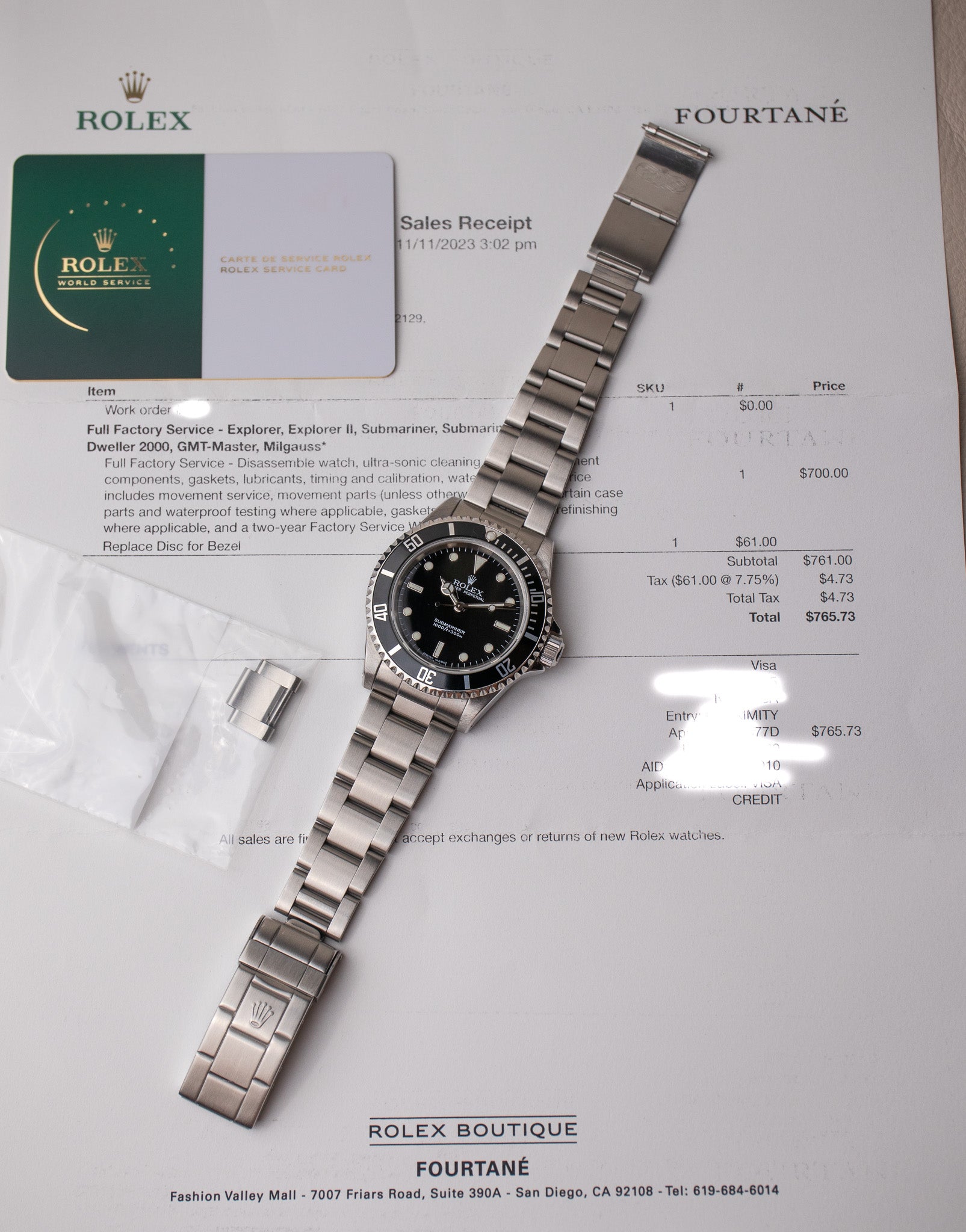 Rolex Submariner 14060M 'No Date'