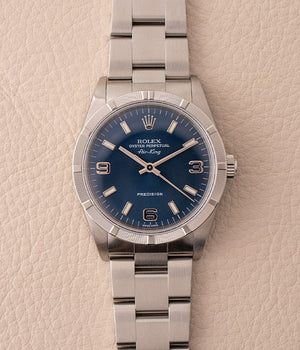 Rolex Air-King 14010M Blue Arabic Dial