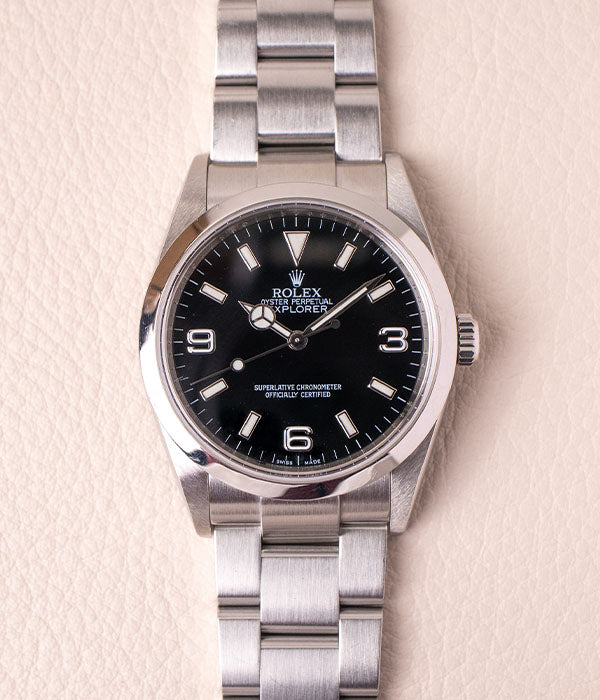 Rolex Explorer I 114270 Engraved Rehaut