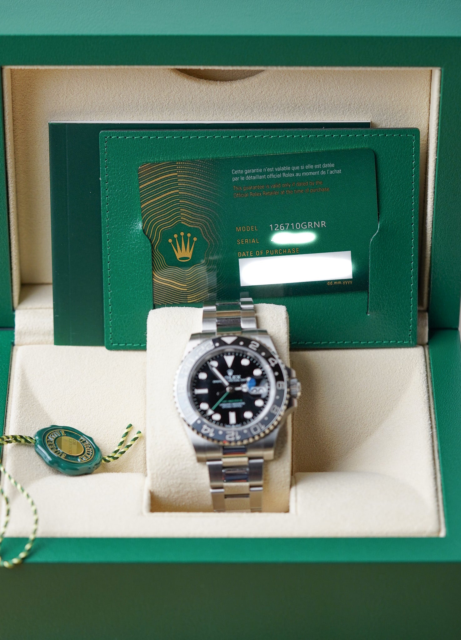 Rolex GMT Master II 126710GRNR