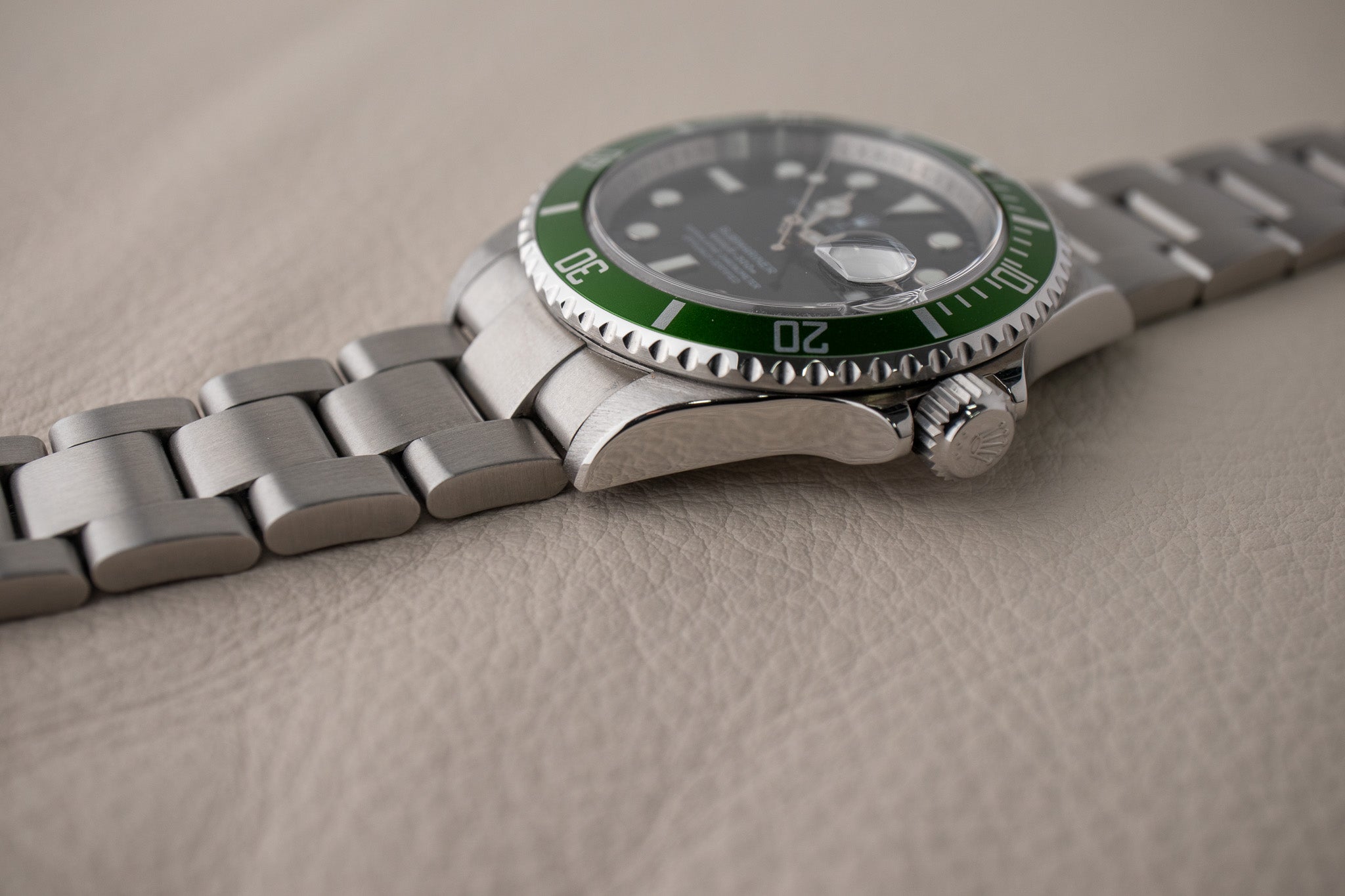 Rolex Submariner 16610LV 'Kermit' Engraved