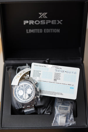 Seiko Brand 100th Anniversary Prospex Speedtimer Chronograph Limited Edition SRQ049