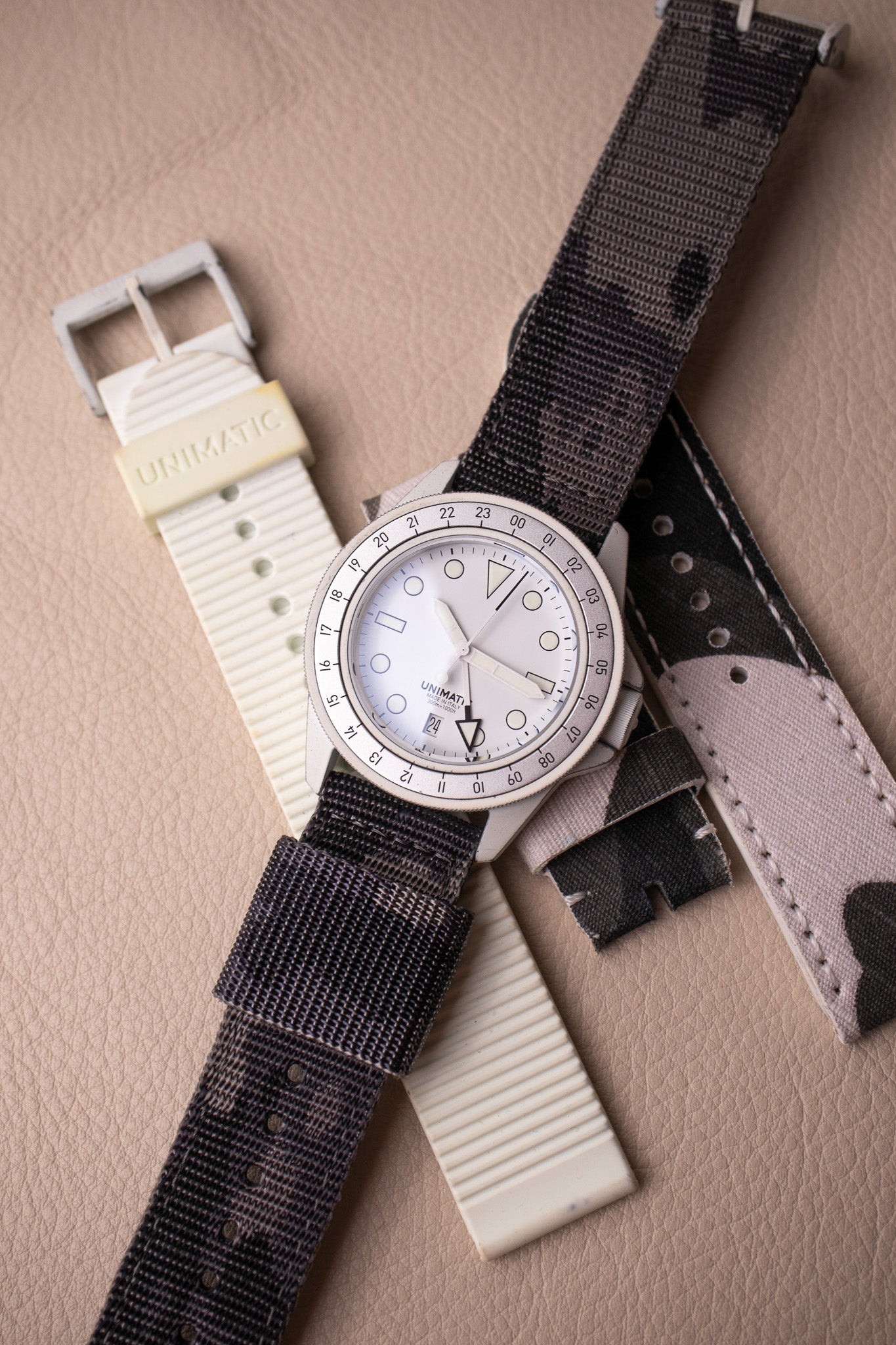 Unimatic x Revolution & The Rake U1 GMT "Arctic Fox"