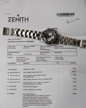 Zenith El Primero De Luca 02.2310.400 MK5