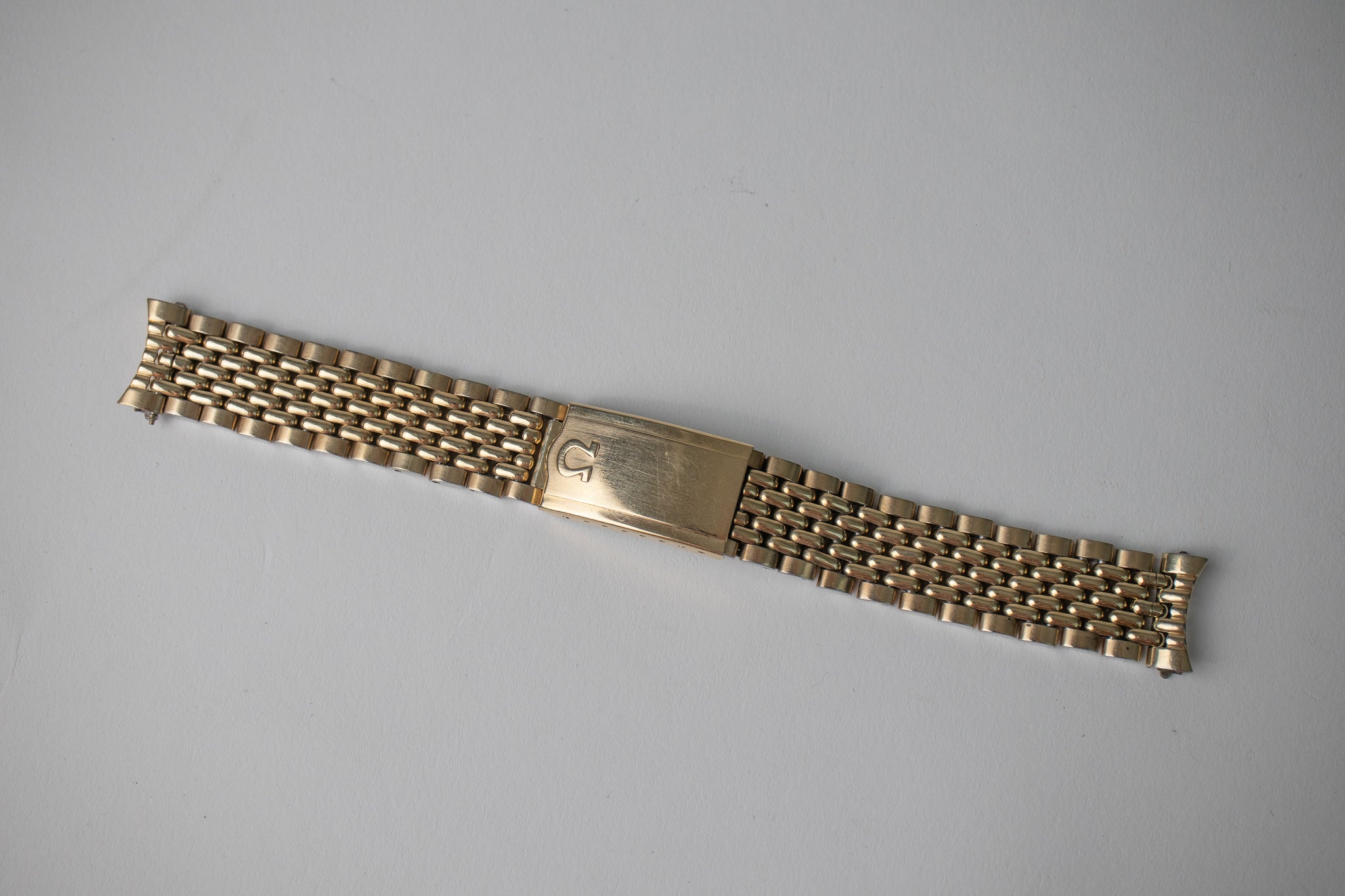 Omega 1037 Gold Plated Beads of Rice Bracelet 17mm – Belmont Watches