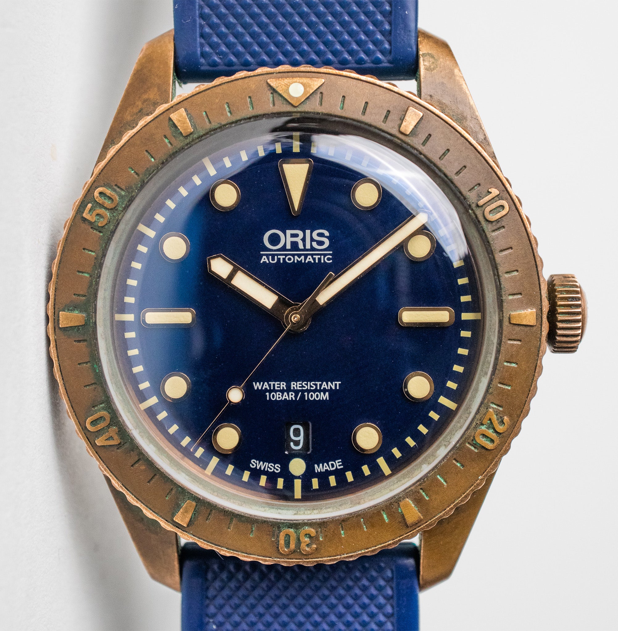 Oris carl brashear patina hotsell