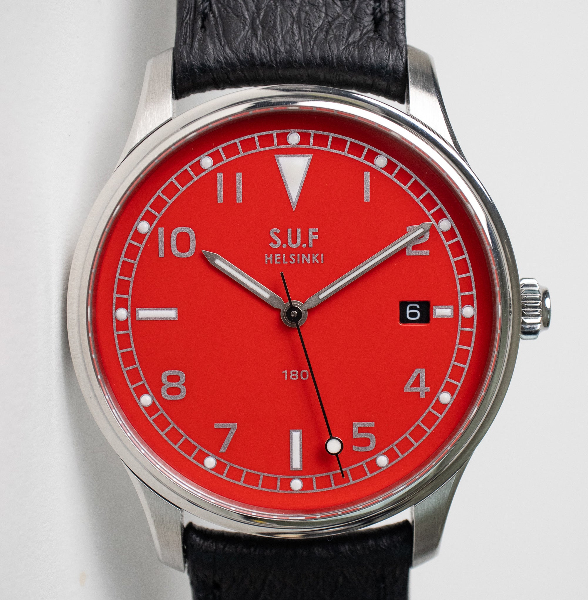 SUF Helsinki 180 Red Dial – Belmont Watches